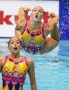 synchronized swimming, timing, face, gurn