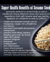 super health benefits of sesame seed,oil, nutrition, food