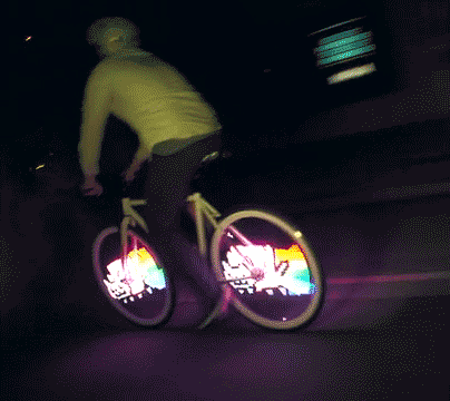 bicycle, nyan cat, wheels