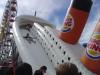 titanic, inflatable ship, burger king, tragedy, kid, slide