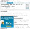 duck ad on fear of ducks page, anatidaephobia, phobia, wtf