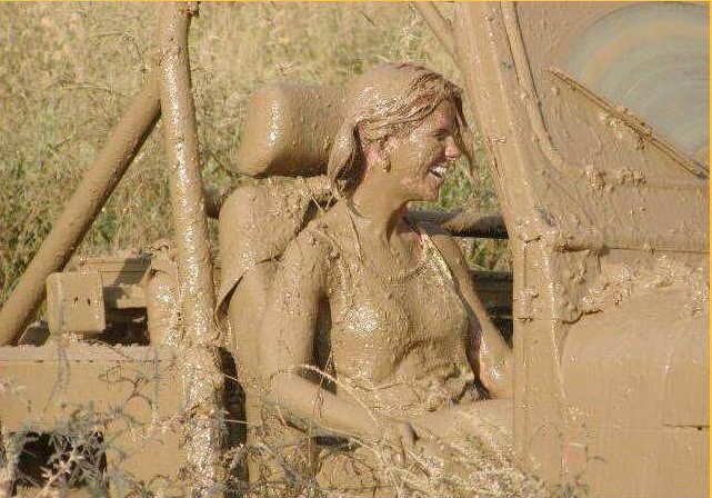 mud, jeep, smile, dirty