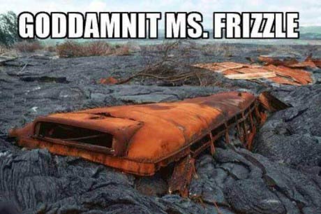 magic school bus, meme, ms frizzle, lava