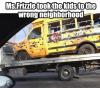 meme, ms frizle, magic school bus, damage, bullet holes, wtf
