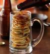 maple syrup, glass, pancakes