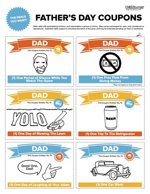 father's day coupon