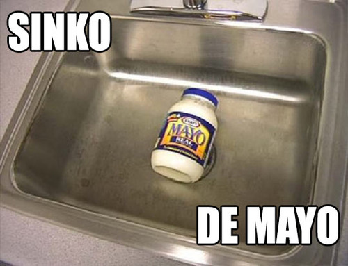 mayo, sink, wordplay, meme