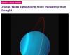 uranus takes a pounding more frequently than thought, planets space uranus