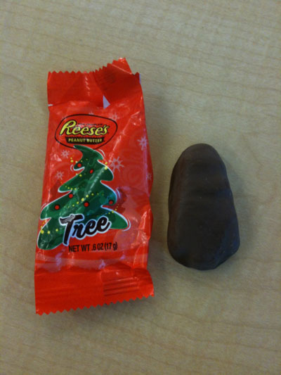 reese, tree, candy, chocolate, peanut butter, fail