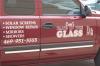 pane in the glass, wordplay, window repair, name, company, decal, truck