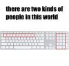 keyboard, two types of people