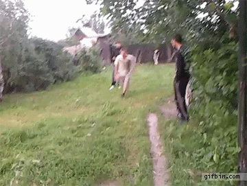 guy tries to flip over fence but lands on his back, fail, jump, ouch
