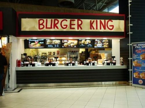 burger king, fake, restaurant, fast food