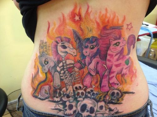 tattoo, my little pony, hardcore