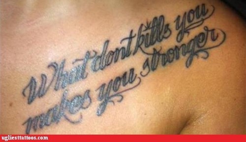 tattoo, grammar, spelling, fail, dont