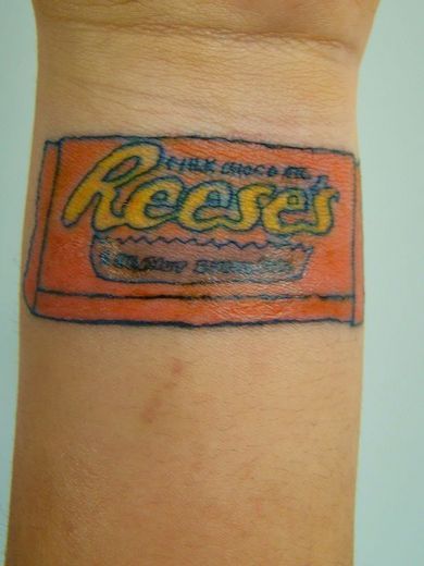tattoo, candy, wtf, reese's