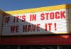 sign, ok, in stock, we have it, fail, store