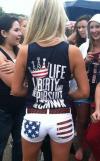 woman, butt, usa, life, liberty, america, flag