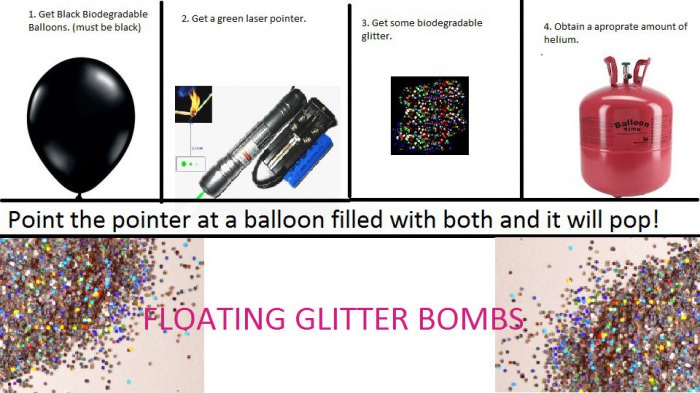 idea, balloon, how to, sparkles, bomb