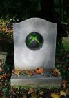 console, microsoft, grave, tombstone, xbox logo