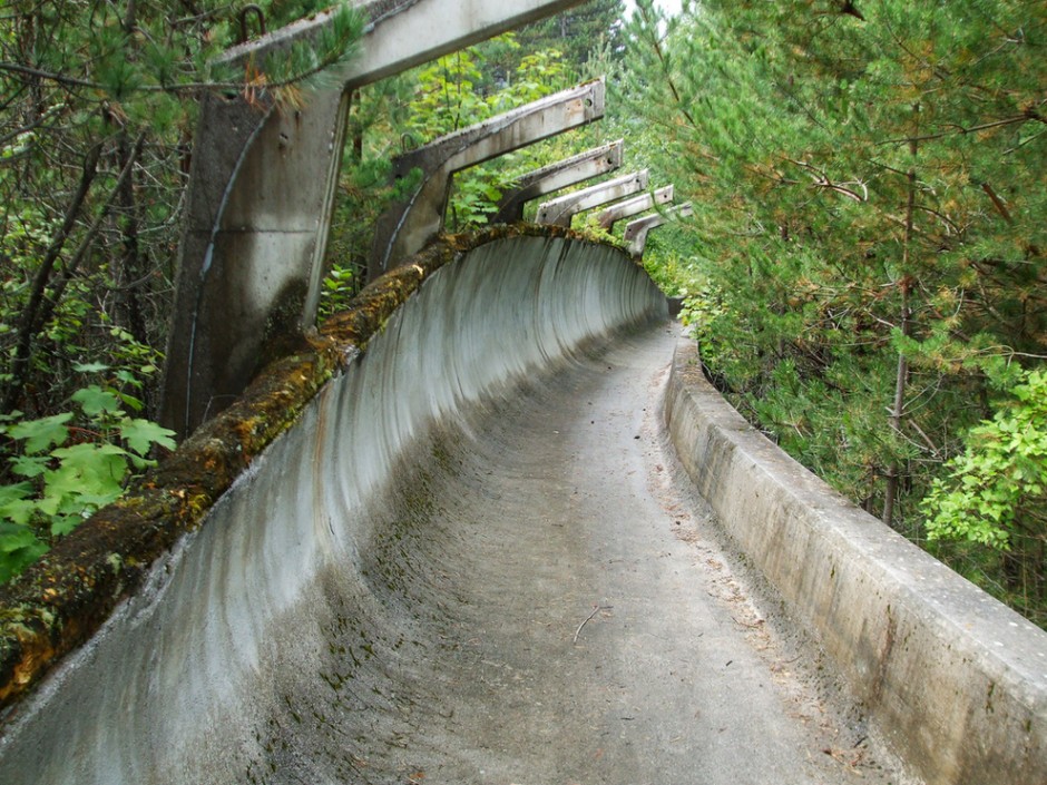 beautiful places, 1984 winter olympics bobsleigh track in sarajevo