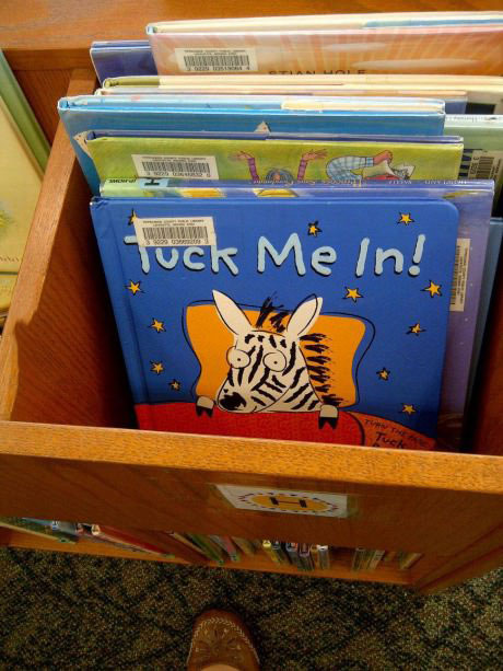 kid's book, label, suggestive