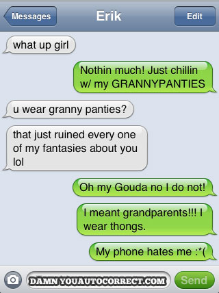 dyac, granny panties, fail, iphone