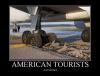 motivation, plane wheels, cement destroyed, american tourists, heavy