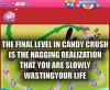 the final level in candy crush is the nagging realization that you are slowly wasting your life