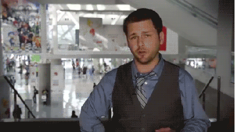 gif, ea, background, check out girl, security guard