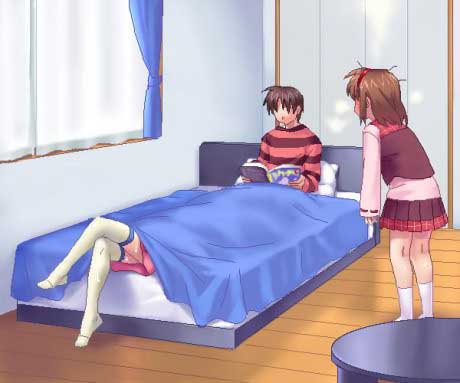 anime, girl, legs, seems legit