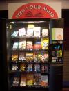 books, vending machine, feed your mind, win