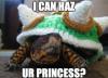 I can haz ur princess, turtle, bowser, meme