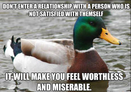actual advice mallard, meme, love, relationship advice