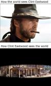 clint eastwood, how the world sees