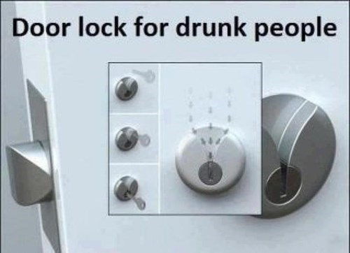 door lock for drunk people, win, product, easy key system
