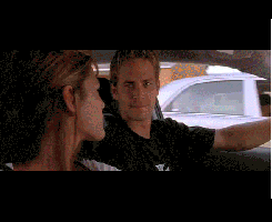 gif, fast and furious, bicycle, car, staring contest