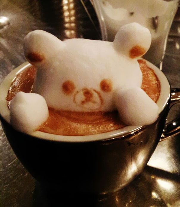 coffee foam art