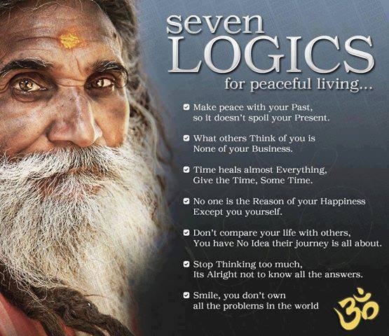 seven logics for peaceful living