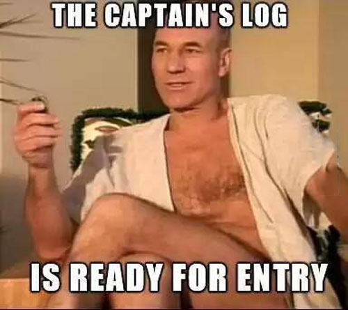 picard, captain's log, ready for entry, innuendo, meme