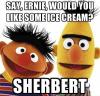 say ernie would you like some ice cream?, sherbert, meme, sesame street