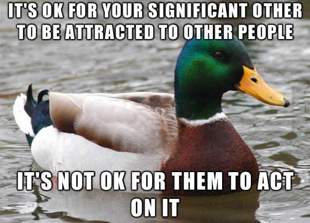 actual advice mallard, meme, significant other, attraction, action
