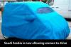 car cover, joke, women, saudi arabia, hijab
