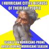 god, meme, hurricane, gay people