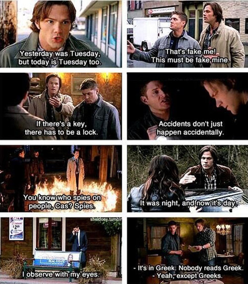 supernatural, tv, obvious, fail