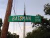 batman, bateman, street, road sign, name