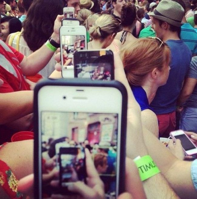 iphone, filming, row, lol
