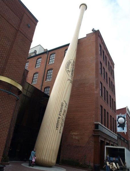 baseball bat, art, giant, wtf