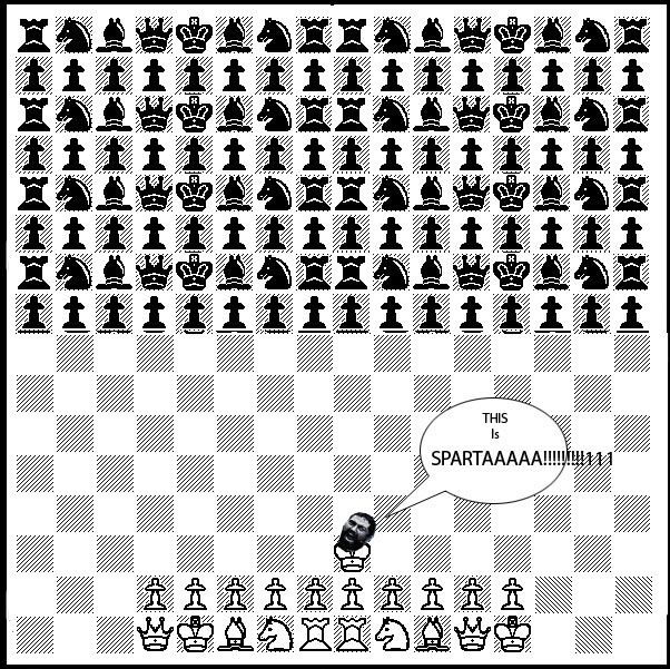 sparta, chess, 300