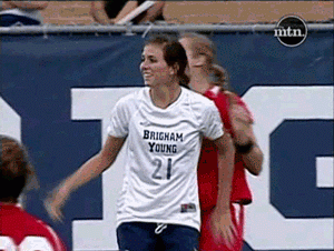 female sportsmanship, opponent pulls woman to ground with ponytail